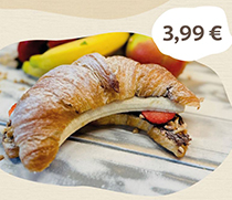 Sommercroissant im Kanne Café